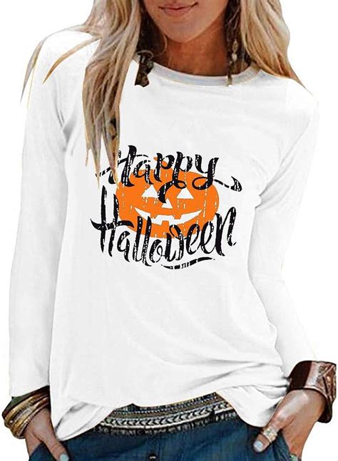 women's long sleeve halloween shirts